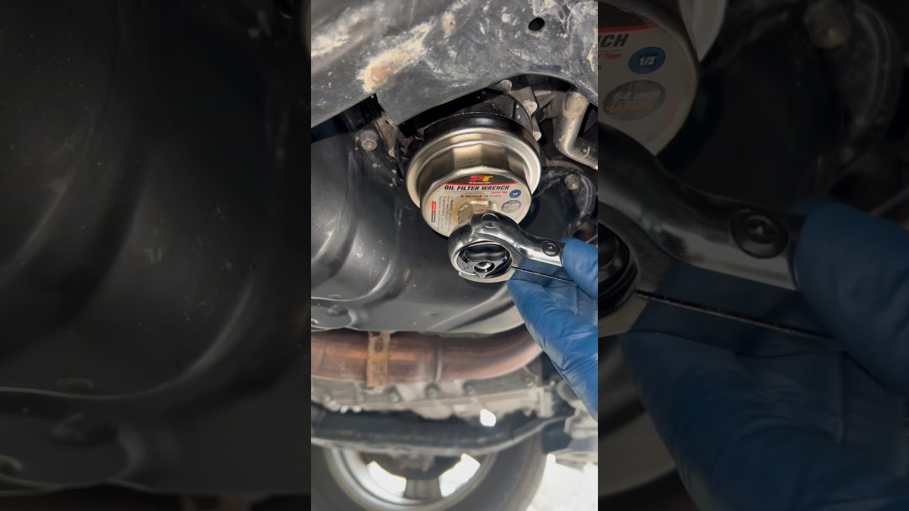 2017-22 Toyota Highlander oil change #toyota #oilchange #toyotasupra