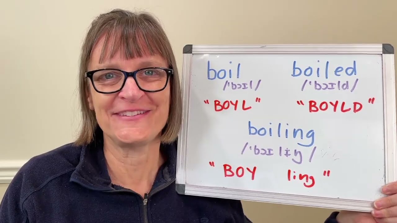 How to Pronounce Boil, Boiled and Boiling (words with /ɔɪl/)