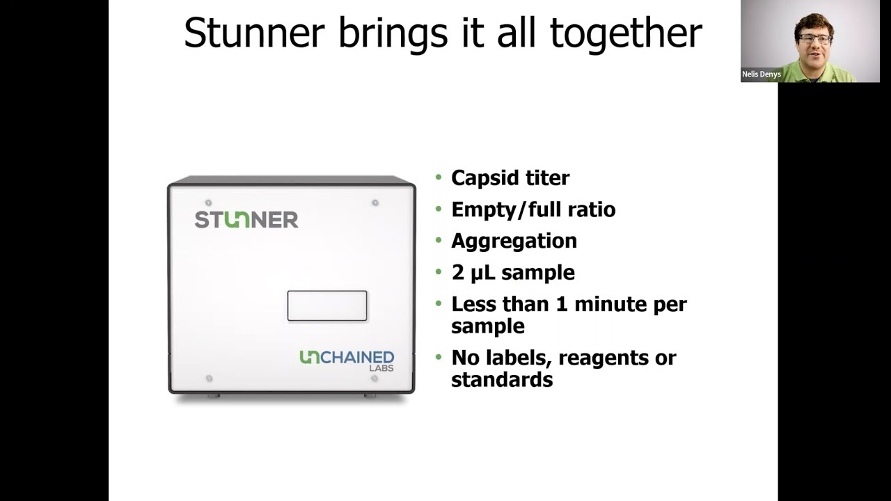 Virtual Seminar Europe: Dig into the details of AAV titer and empty/full with Stunner