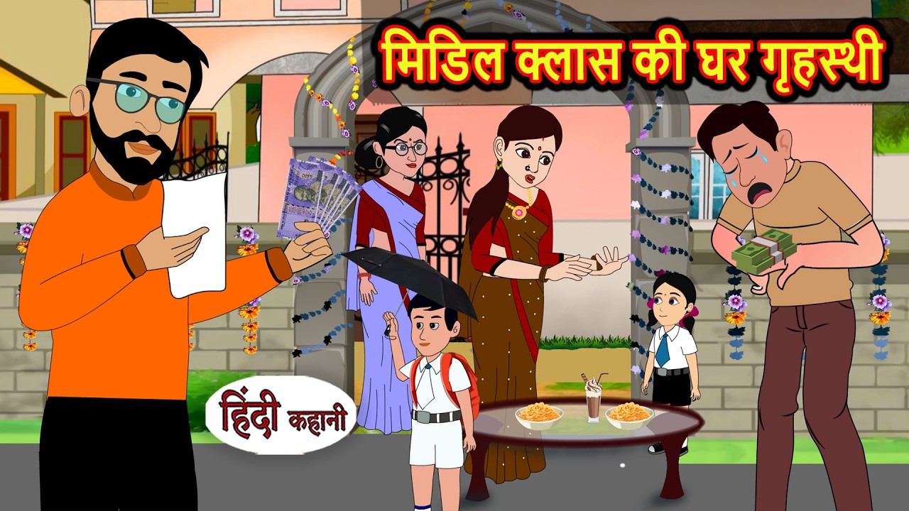मिडिल क्लास की घर गृहस्थी | Bedtime Stories | Moral Story | Fairy Tales | Kahani | Stories in Hindi