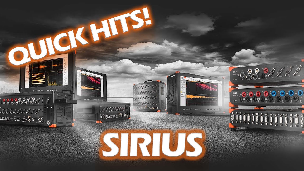 DEWESoft USA Quick Hit - SIRIUS