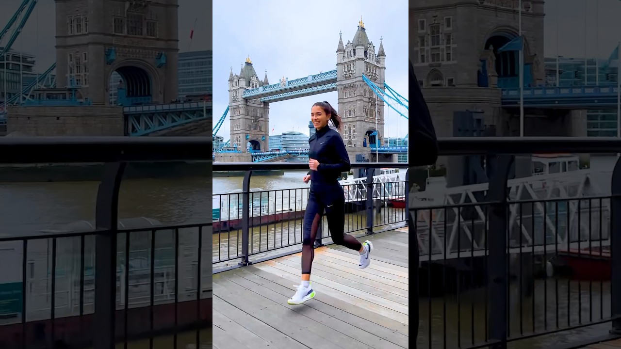RUNNING IN LONDON ❤️ TOWER BRIDGE is amazing 😍 #running #london #uk