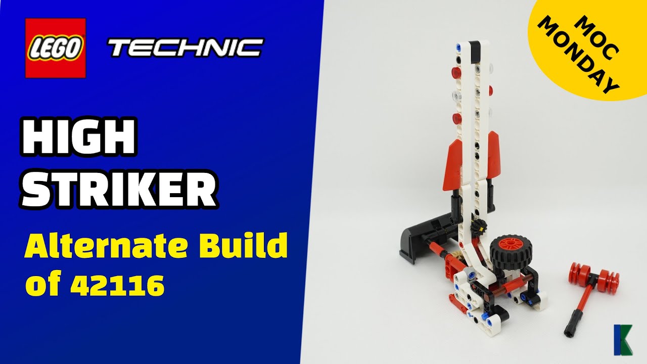High Striker | MOC by Little_Thomas | Stop Motion Build | 42116 alternate build