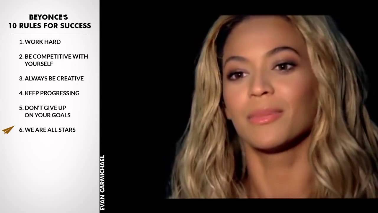 Beyonce's Top 10 Rules For Success