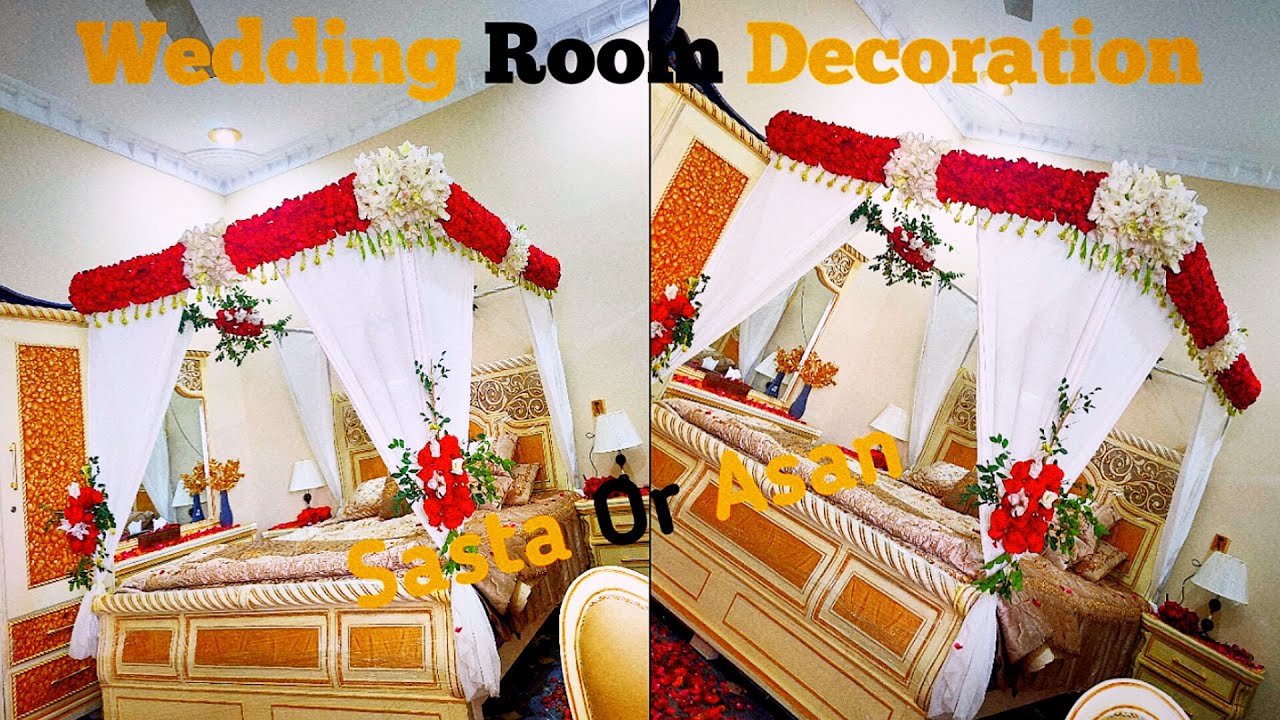 Bridal Room Decoration | Marriage room Decoration |
