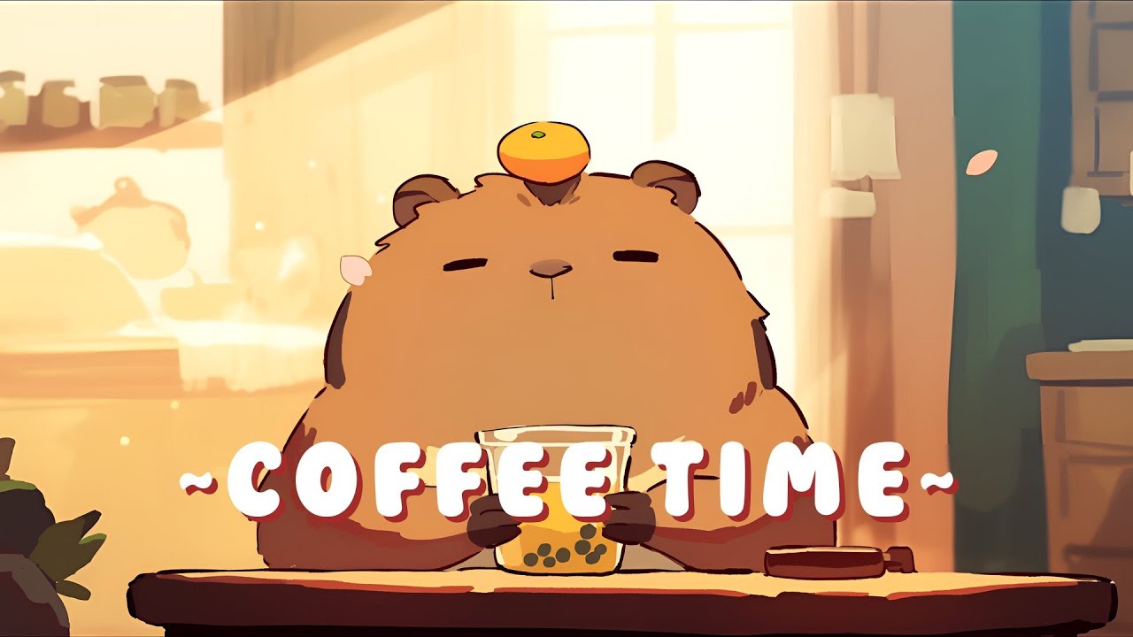 [60 Minutes] Capybara Beats Radio | Cozy Beats for Relaxation 🎵 | Study Aid