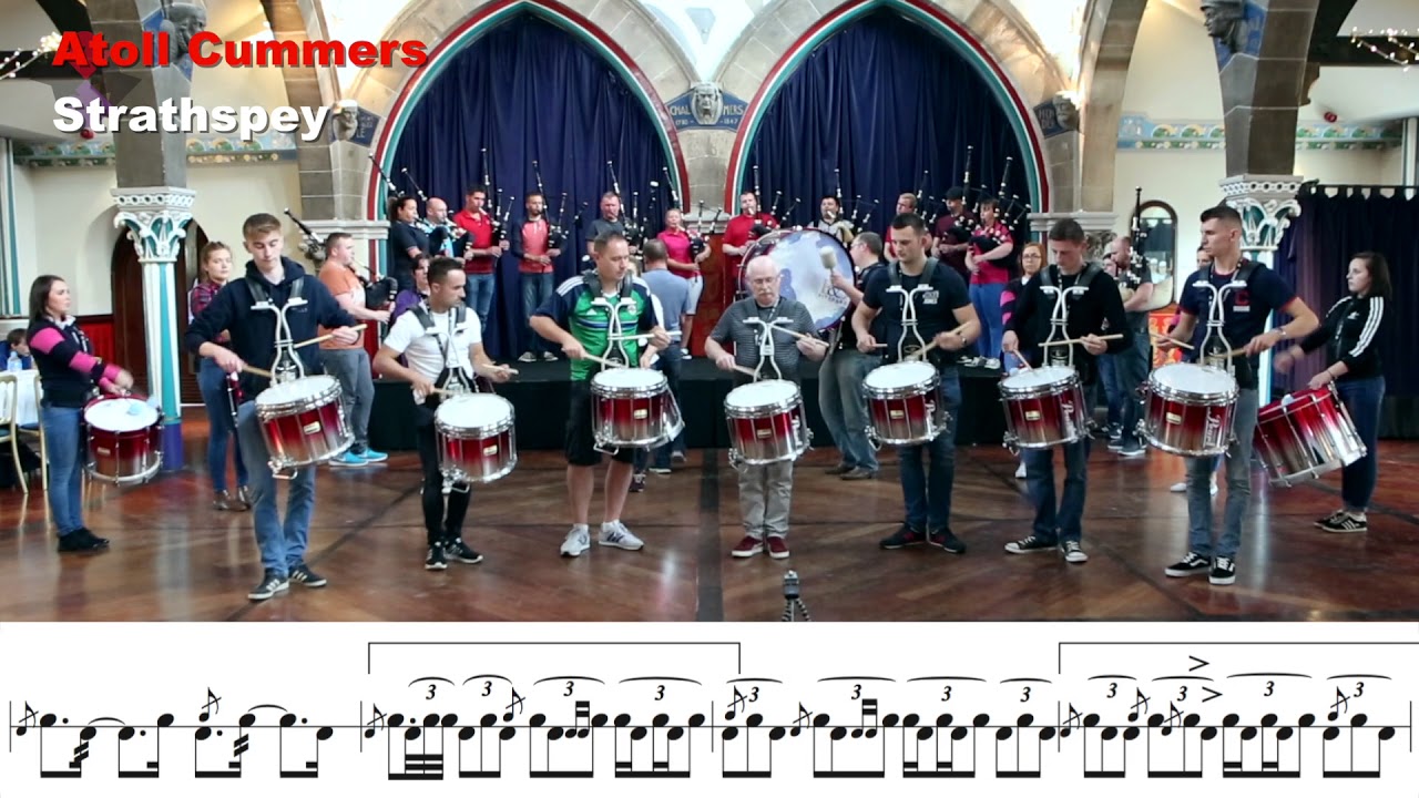 Bleary and District Pipe Band at the Oran Mor Pub