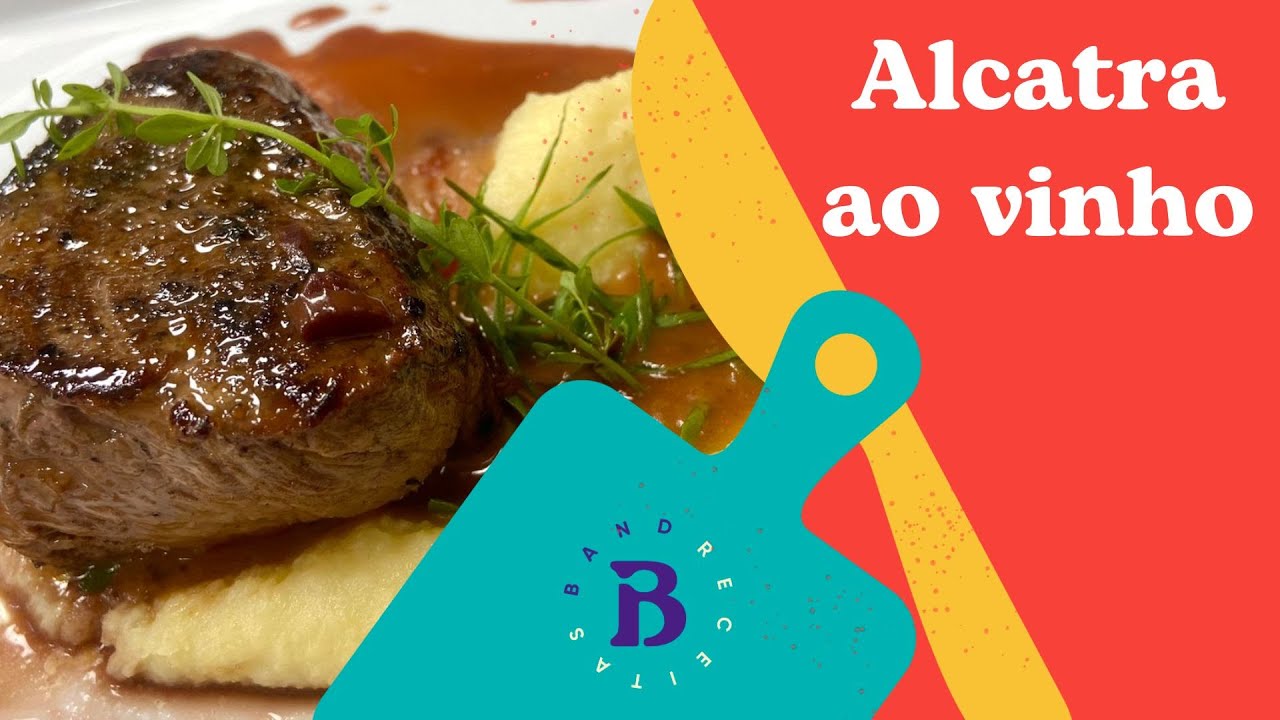 Bombom de alcatra ao molho de vinho e purê de batata | Band Receitas