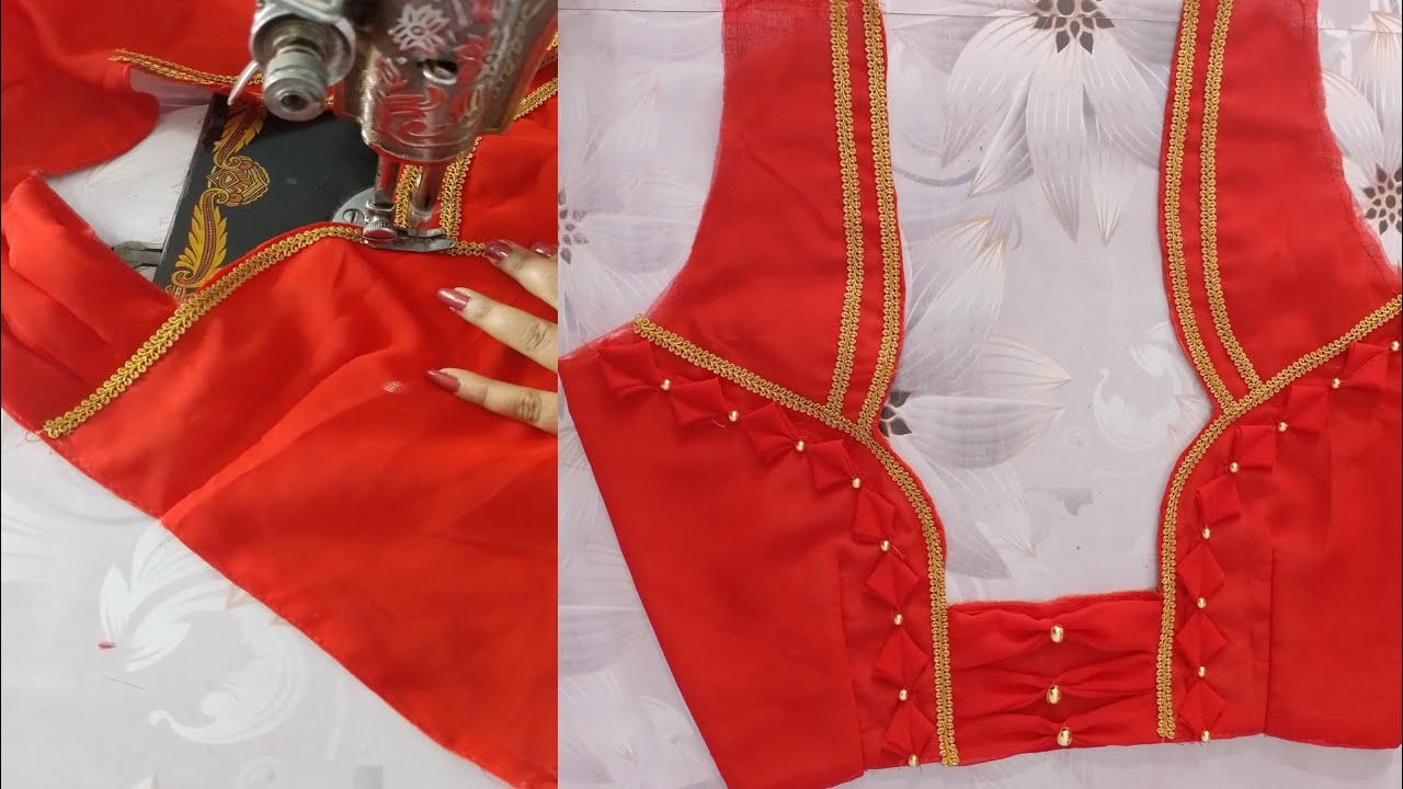Very Beautiful Blouse Design 😊💖|| Back Neck Blouse Design || Latest Blouse Back Design