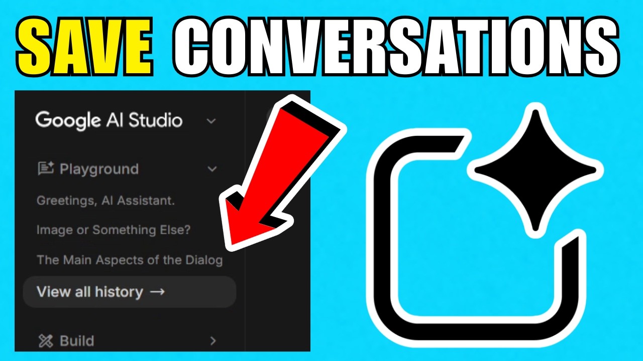 How To Save Conversations In Gemini Google AI Studio (2026) (Complete Guide)