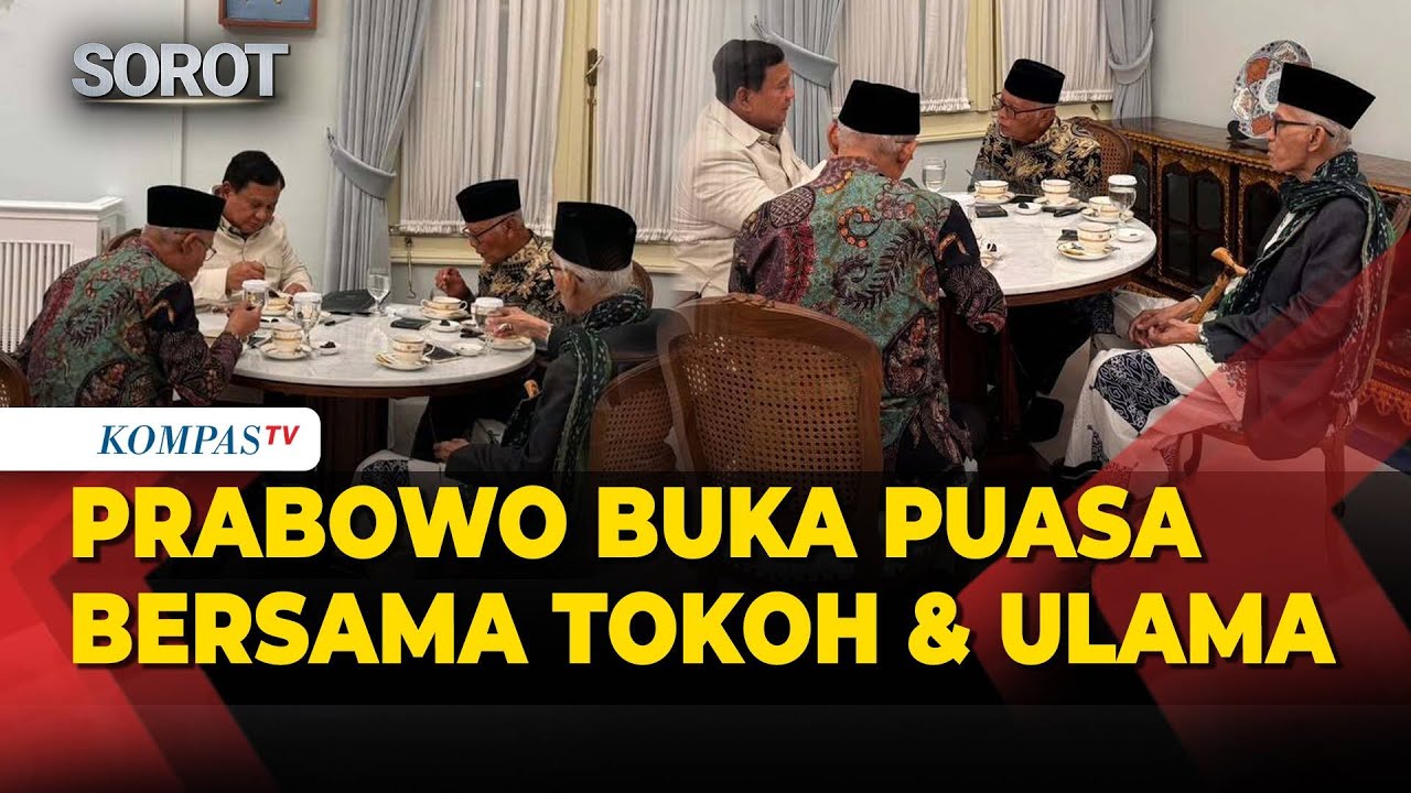 Presiden Prabowo Buka Bersama dengan Tokoh & Ulama, Sambil Bahas Dinamika Geopolitik?