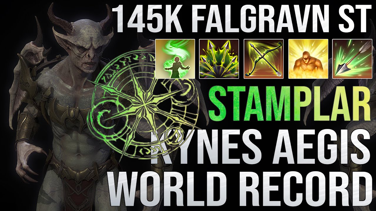 🧛🏹10 minutes Kyne's Aegis | World Record -  Stamina Templar「U44 Golden Poursuit」
