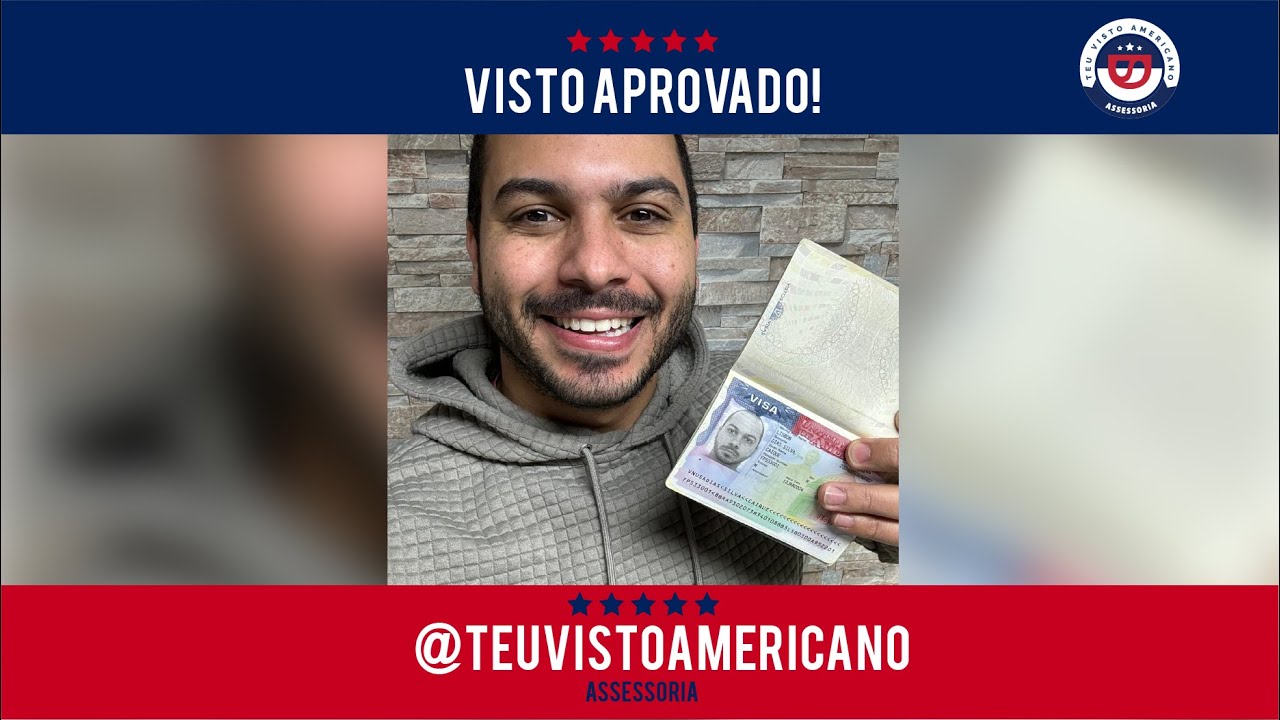 VISTO AMERICANO APROVADO EM LISBOA -  PORTUGAL | CAIQUE DIAS SILVA | ASSESSORIA TEU VISTO AMERICANO