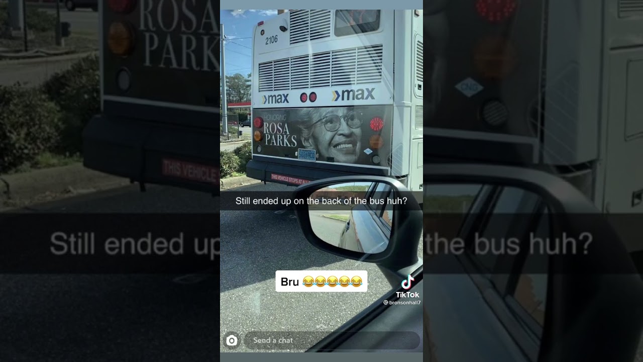 Still ended up on the back of the bus huh?