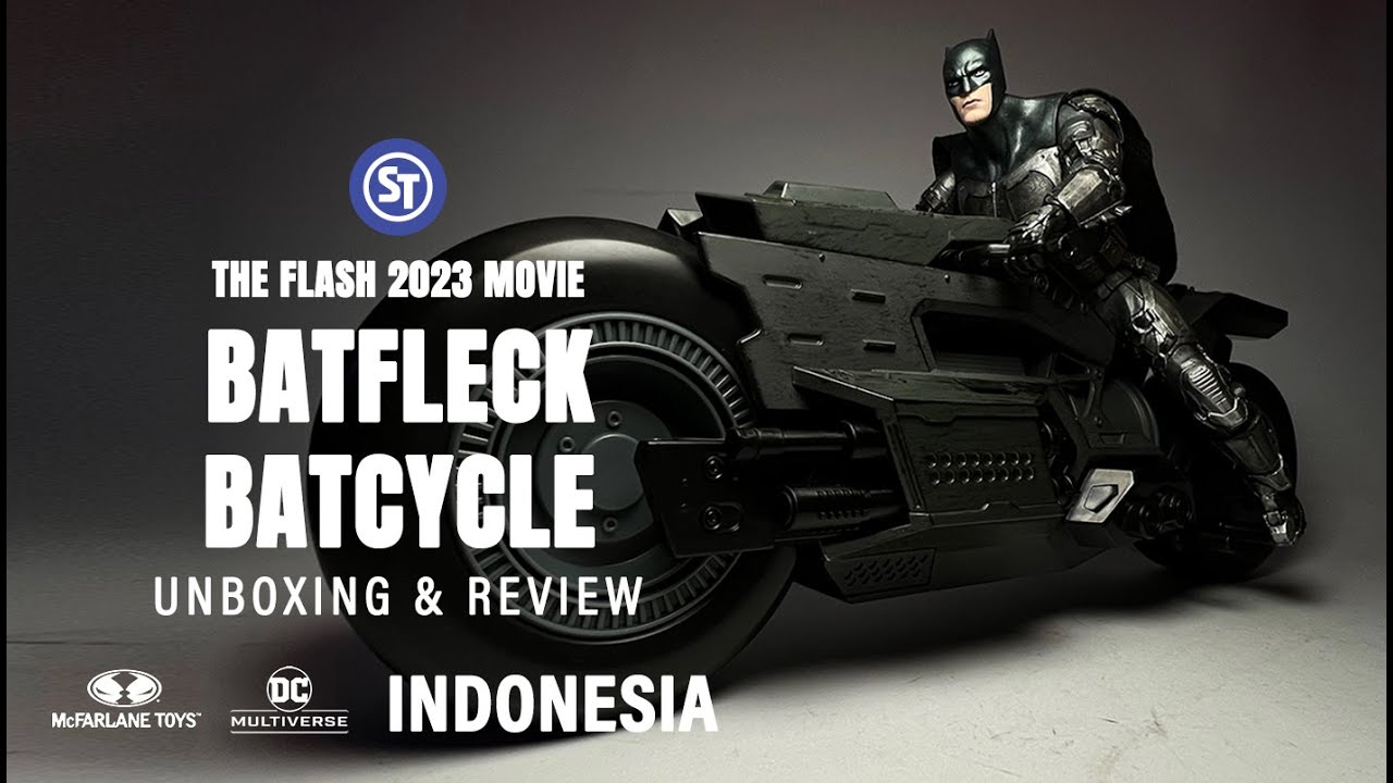 🇮🇩 REVIEW BATCYCLE - THE FLASH MOVIE (2023)   | MCFARLANE TOYS INDONESIA