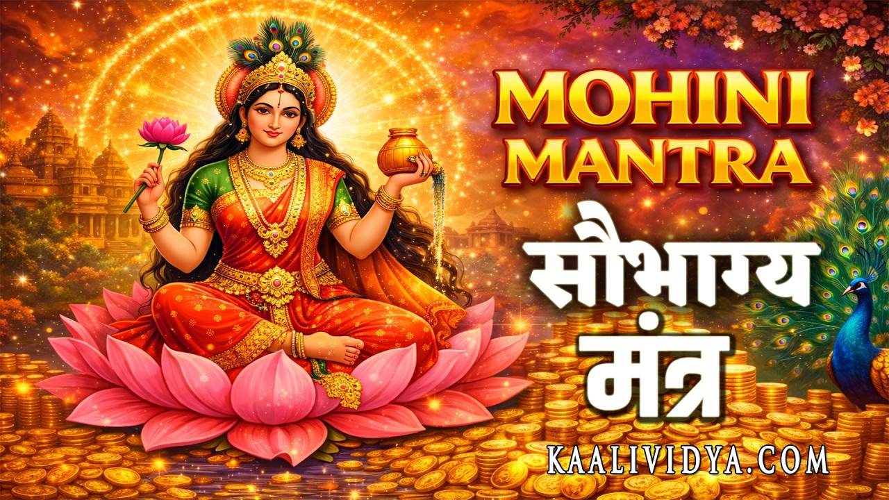 MOHINI MANTRA FOR GOOD FORTUNE : A stroke of luck #astrology #money #love #mohini #mantra