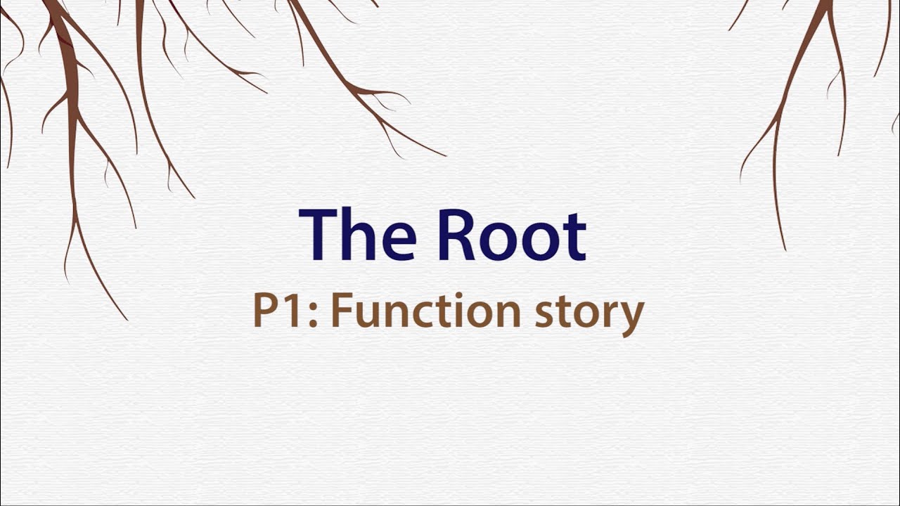 Montessori Elementary: The Root (Presentation 1 - Function story)