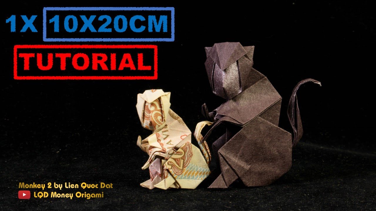 Monkey 2 (Lien Quoc Dat) - LQD Money Origami