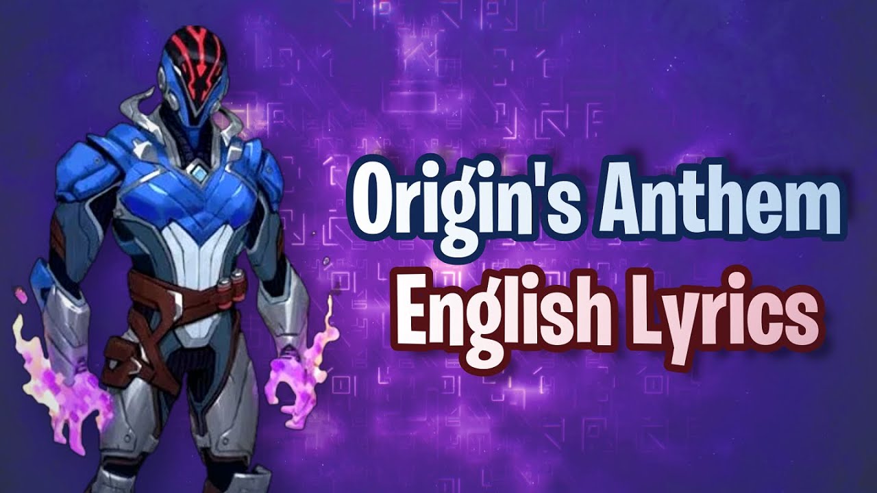 ORIGIN'S ANTHEM (Lyrics) Fortnite - Lobby Track