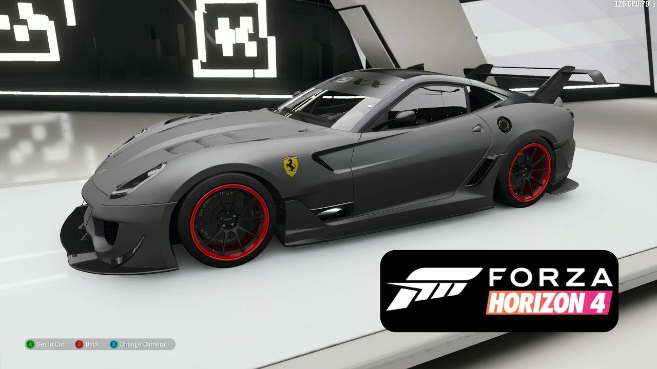 Forza Horizon 4 - 2012 Ferrari 599XX Evolution - Customize and Drive