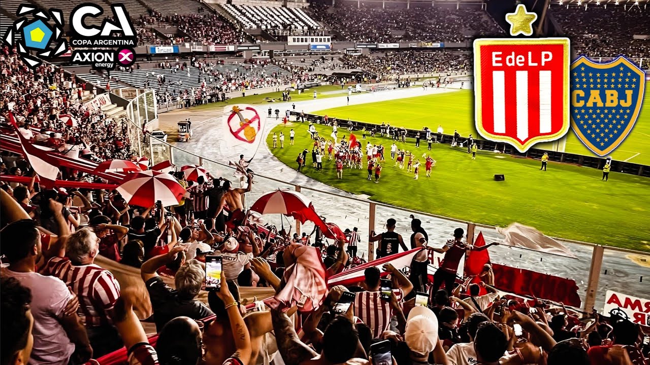 🇦🇹 ESTUDIANTES A LA FINAL: La 12 mirando la FIESTA del Pincha!!! #EDLP 3 - 2 #BocaJuniors 🏆