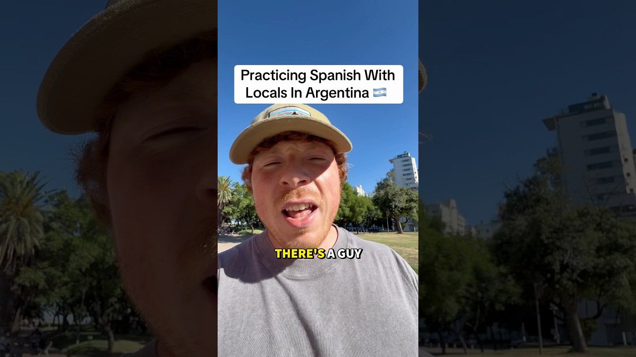 Практикую испанский язык с местными жителями в Аргентине 🇦🇷