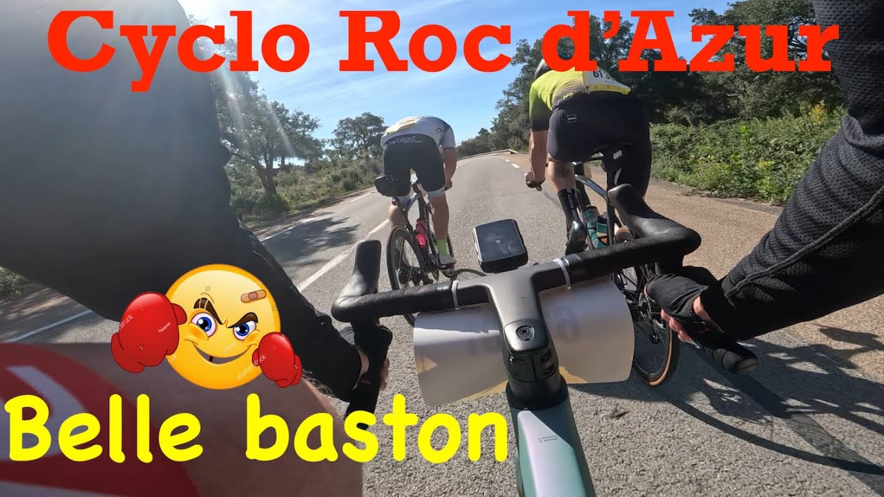 Cyclo Roc d'Azur 2024 - La galère dans les cols mais régalade dans les parties punchy.