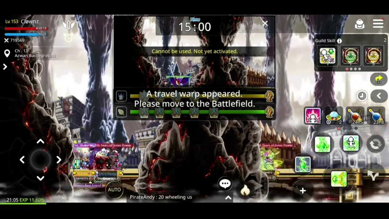 Guild Fort Battle Genetics Vs Isreal
