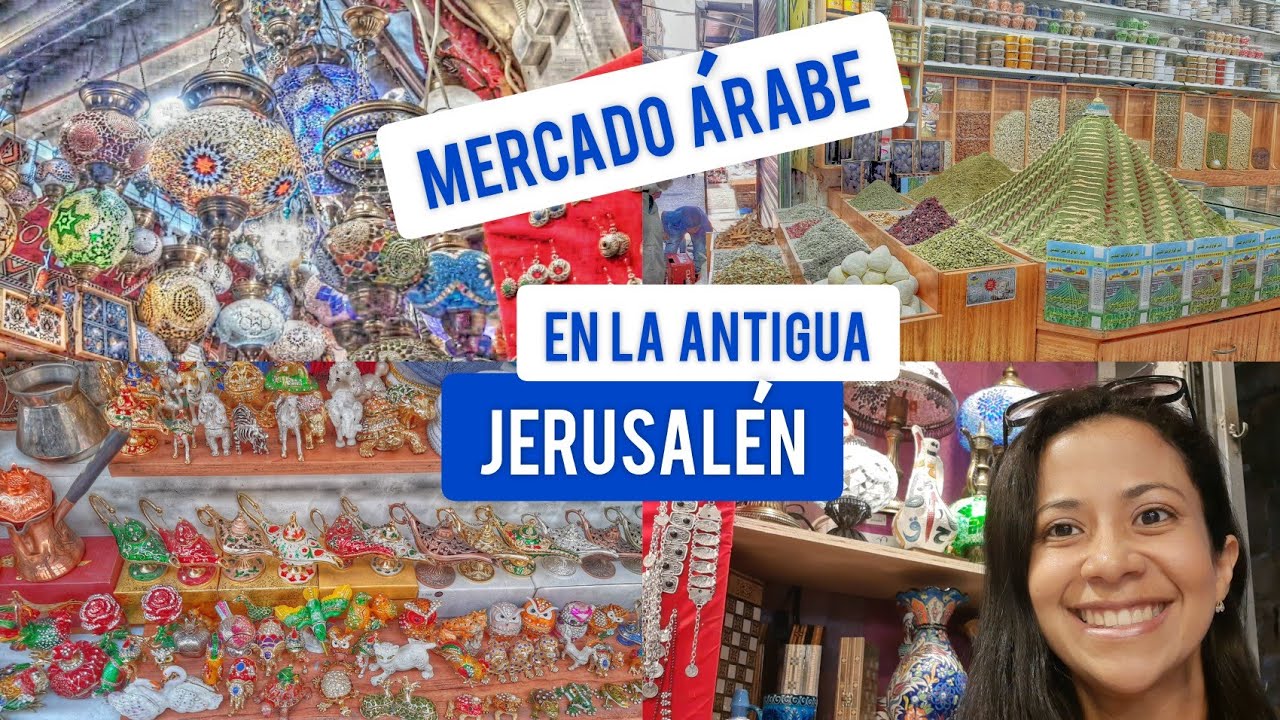 Así es el Mercado Árabe en la CIUDAD VIEJA DE JERUSALÉN