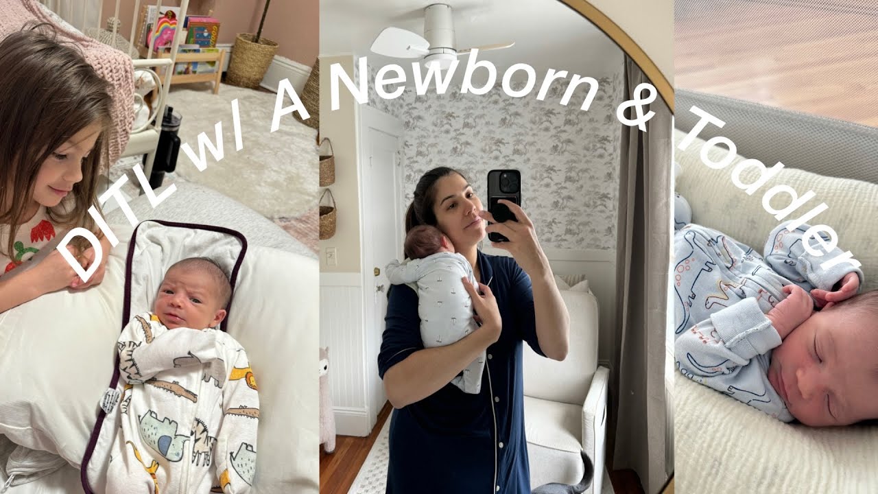 DITL: Adjusting to Life W/ a Newborn & Toddler