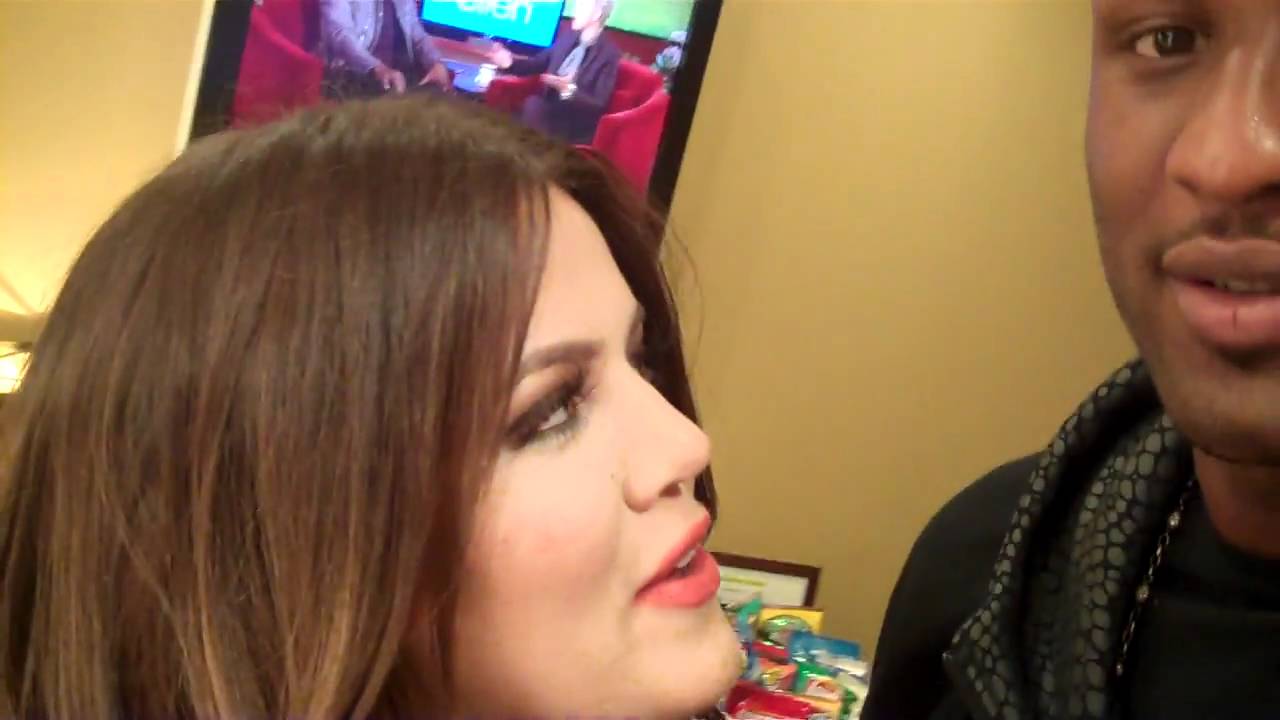 Khloe and Lamar Backstage!