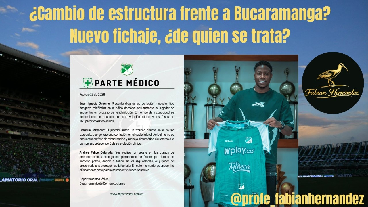 Nuevo fichaje, cambios en la estructura del equipo #deportivocali #atleticobucaramanga 