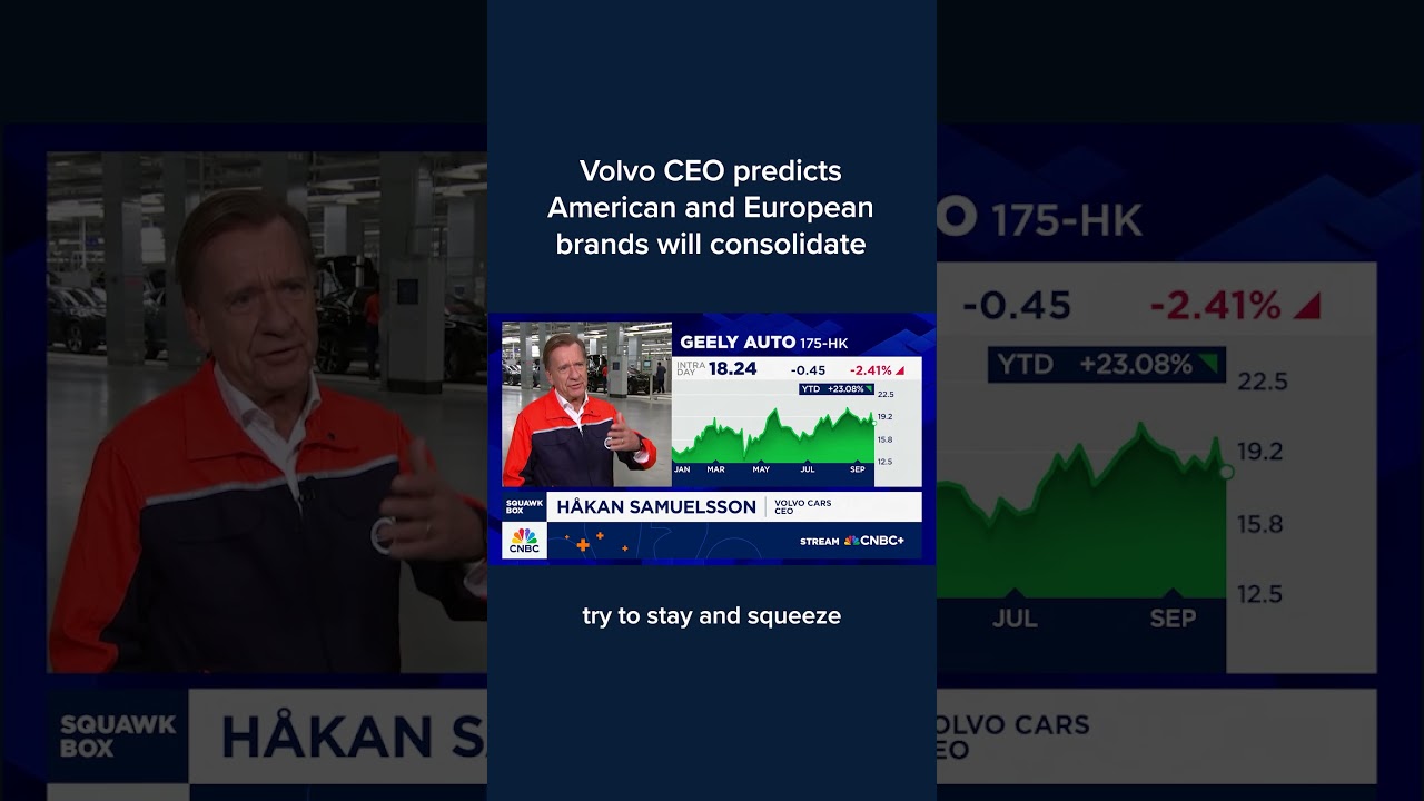 Volvo CEO predicts American and European brands will consolidate