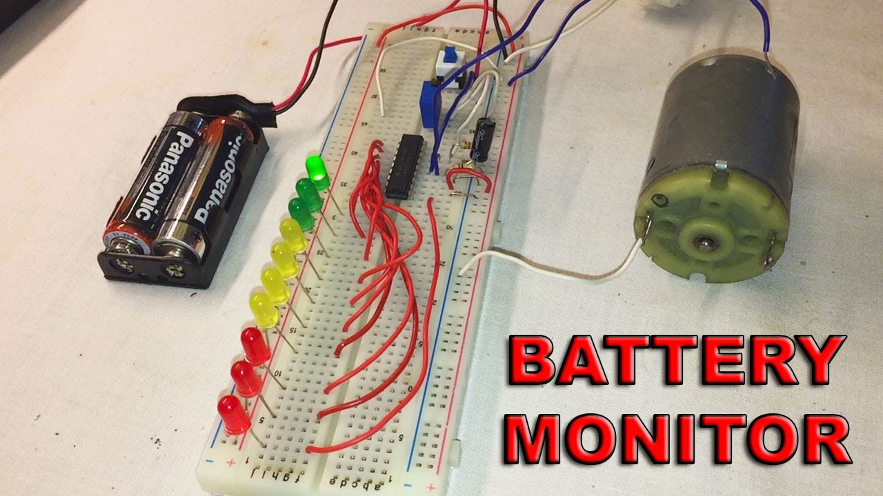 LED Battery Monitor DIY with LM3914