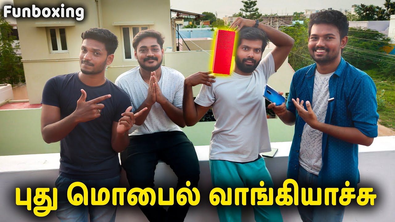 📱புது மொபைல் வாங்கியாச்சு!!! | Oneplus 7T Pro Funboxing With Friends in Tamil