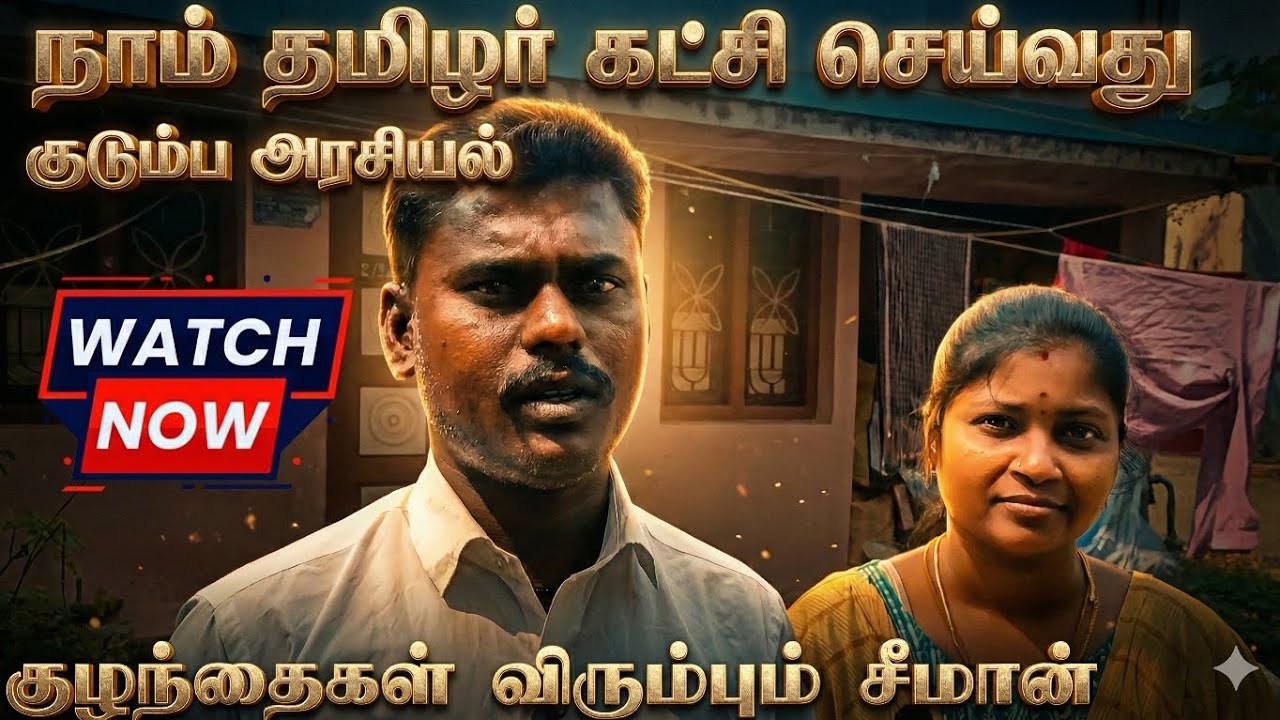 குடும்ப அரசியல் செய்யும் நாம் தமிழர் கட்சி. குழந்தைகள் விரும்பும் சீமான் 