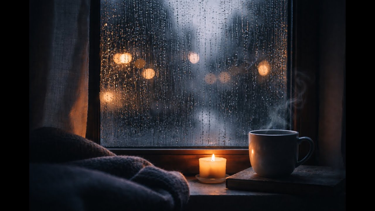 2 Hours of Gentle Rain & Soft Thunder | Ambient Focus & Relaxing Sounds