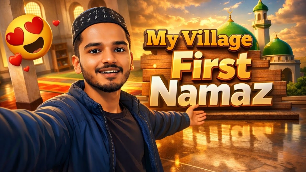 My Village Masjid 🕌 First Namaz 😍 || Challenge Day 29🔥 || Imteyaz Vlogs 