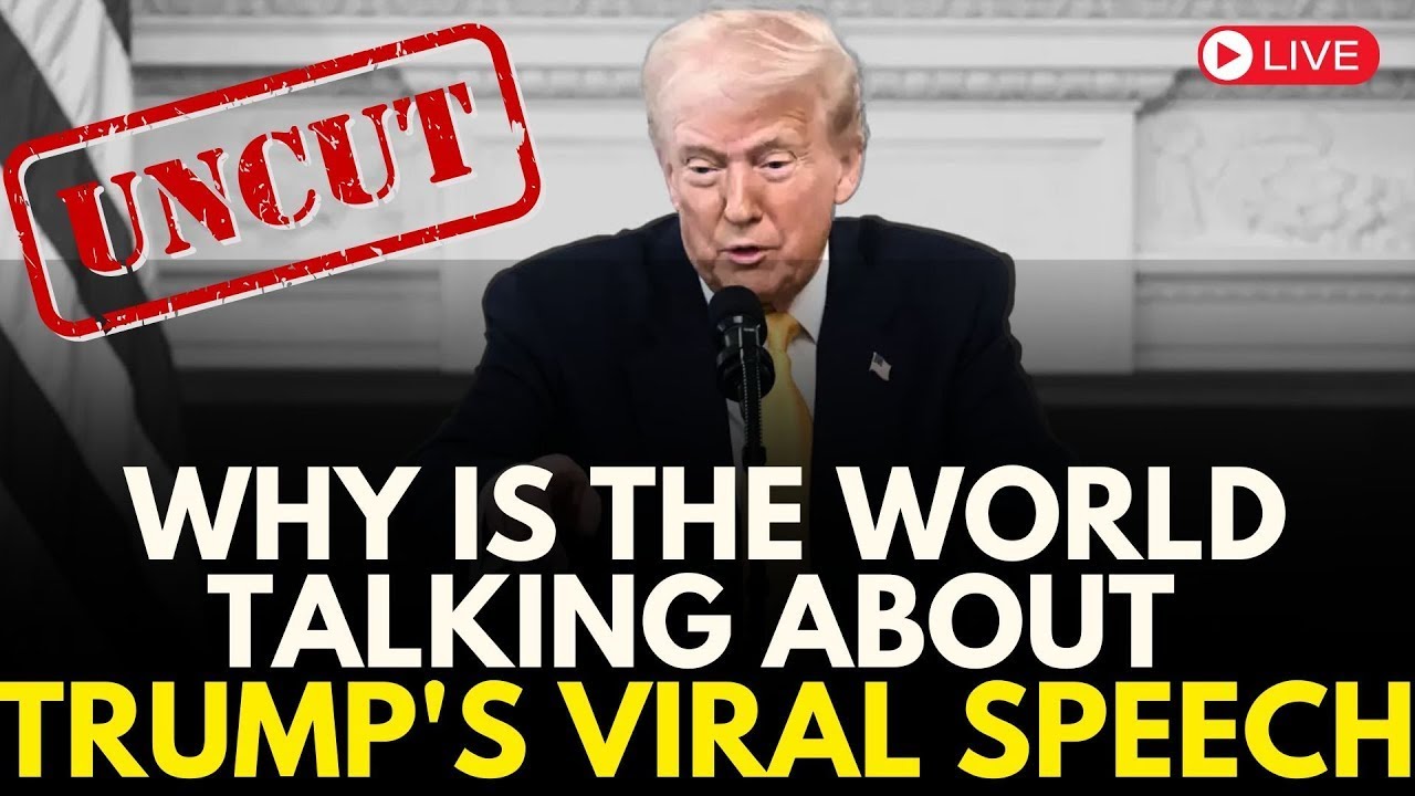 US Breaking News LIVE: Trump's Big Countdown Speech | Donald Trump Speech LIVE | Trump's Big Alert