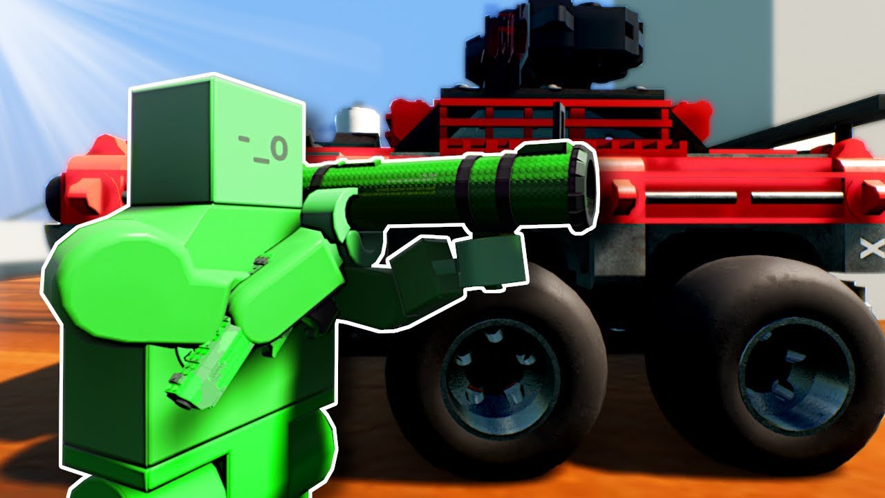 LEGO BATTLE ON GIANT TABLE! - Brick Rigs Multiplayer Gameplay & Tank Battle