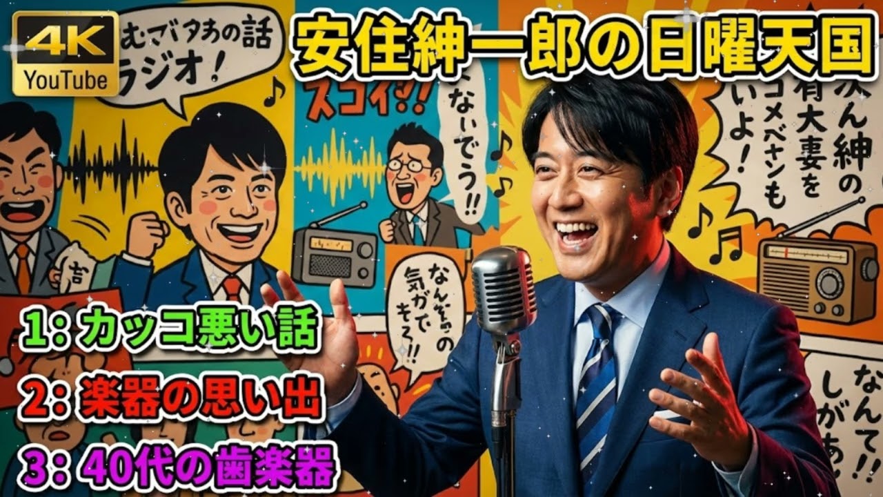 🤣【神回】安住紳一郎「私の歯は楽器になる」中澤有美子も困惑した『40代の歯楽器』とは？