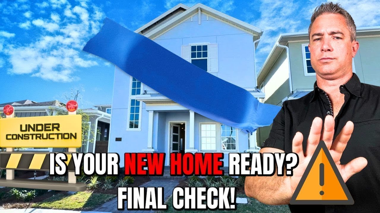 Master Home Inspections: Blue Tape Walkthrough & Tips at Laureate Park, Lake Nona