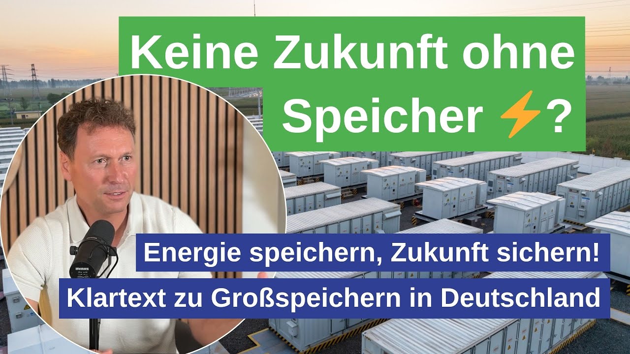 Energie speichern, Zukunft sichern &ndash; Klartext zu Gro&szlig;speichern in Deutschland