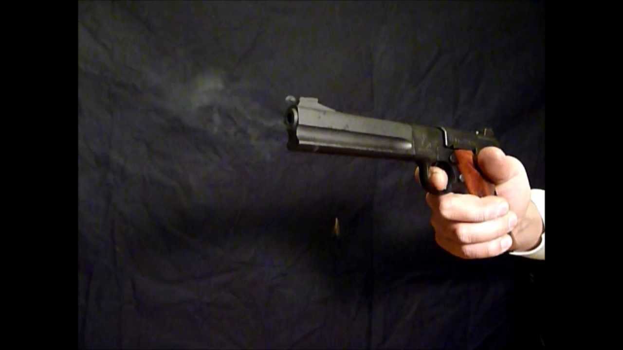 モデルガン・CAWウッズマンマッチターゲット発火