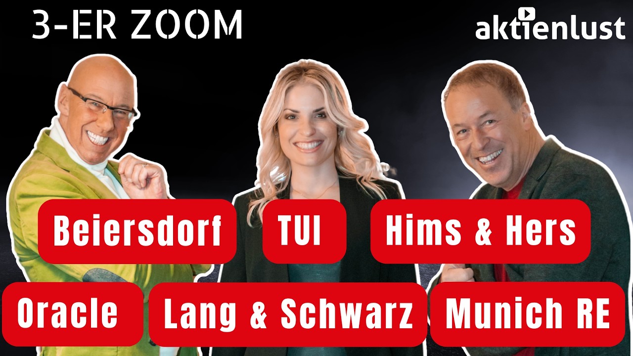 Iran-Krieg, Inflation, Beiersdorf, Oracle, BioNTech uvm.: Aktienlust 3er Zoom  -  Livestream