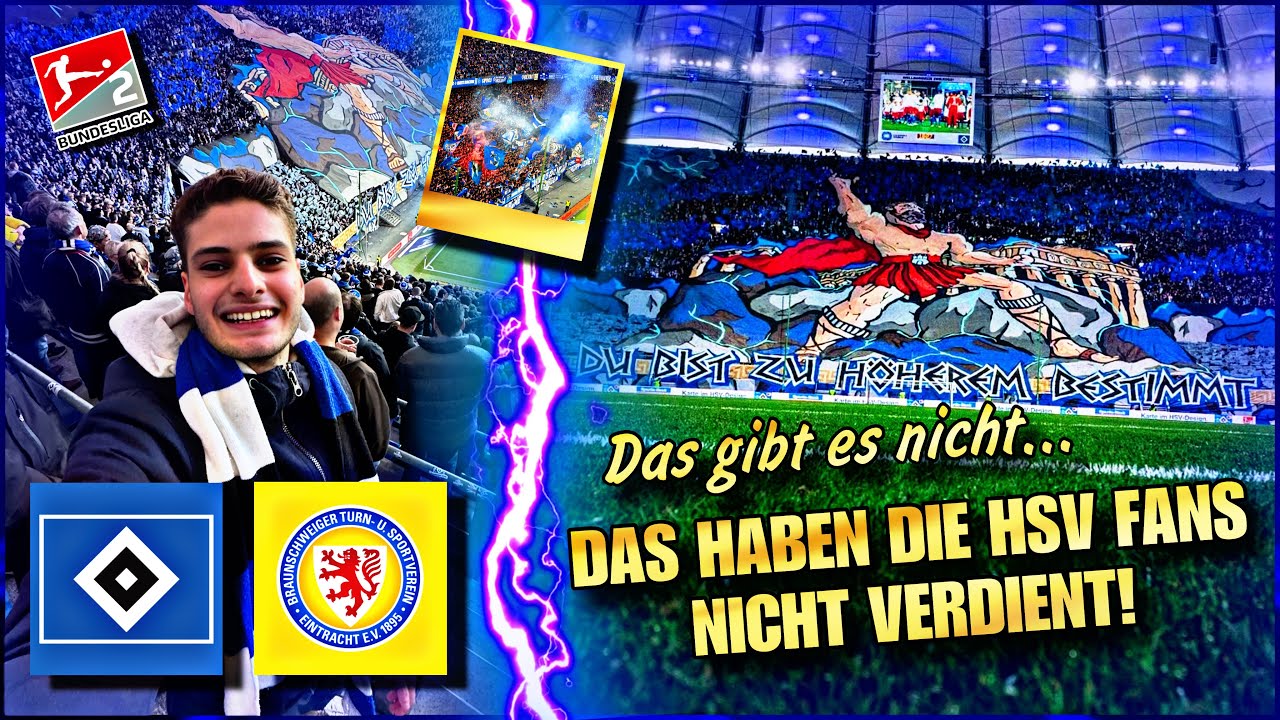 Demütigung! EUER ERNST!? 😡 HSV MACHT HSV SACHEN | HSV vs Eintracht Braunschweig - Stadionvlog | MIDO