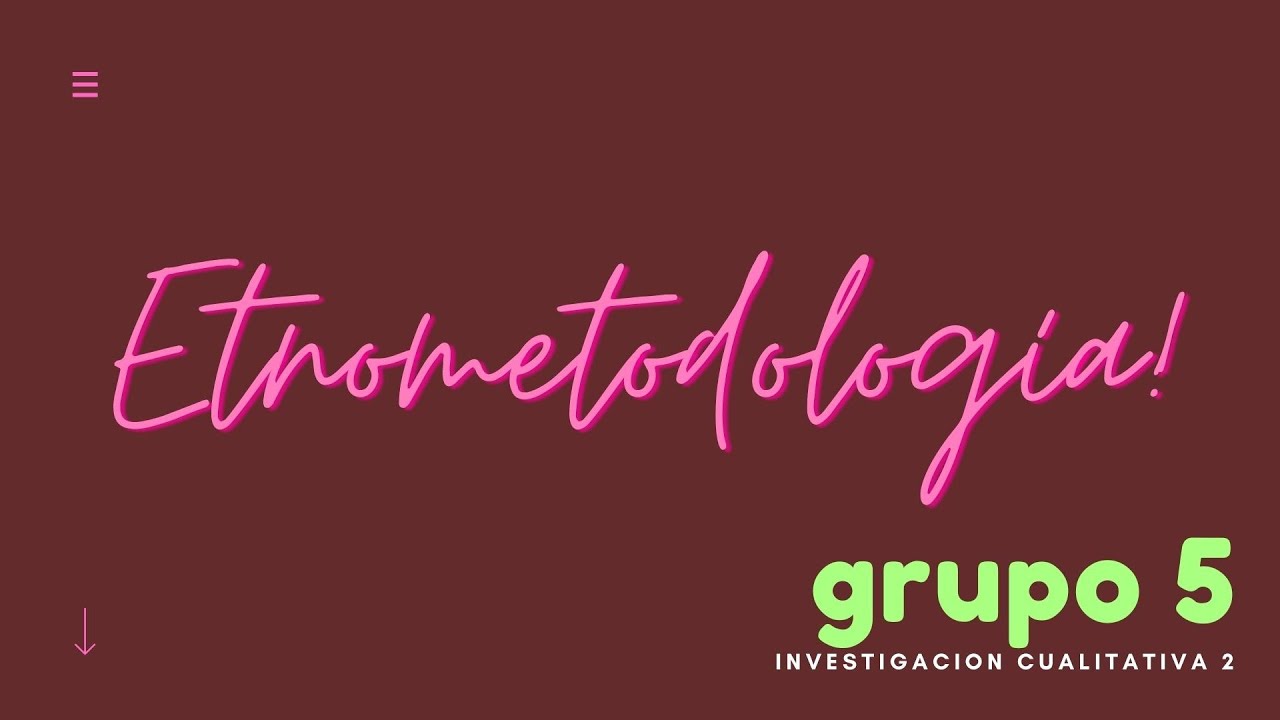 Etnometodología