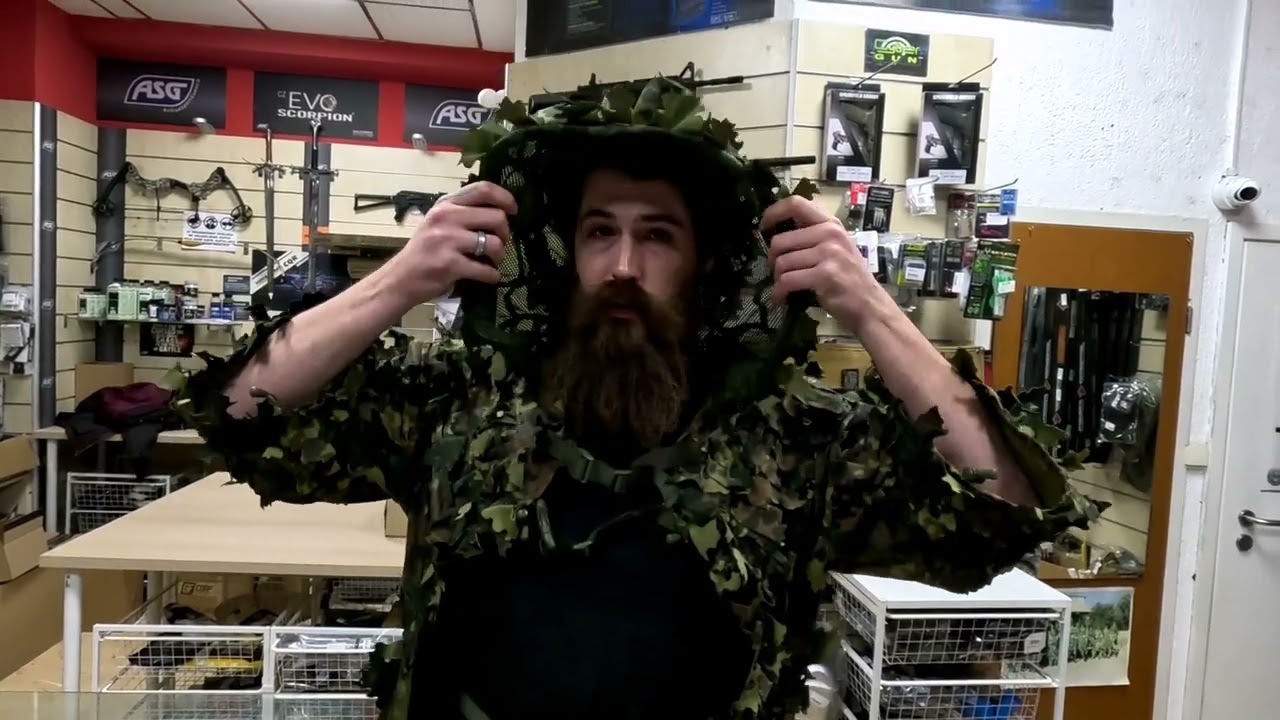 Invader Gear Ghillie Base Leaf Flecktarn