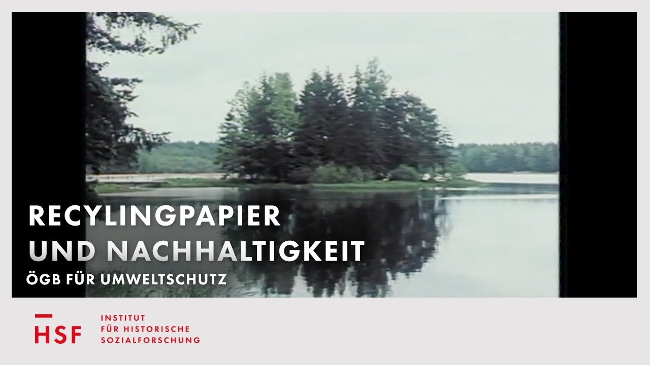 &Ouml;GB f&uuml;r Umweltschutz &ndash; Recyclingpapier und Nachhaltigkeit (1988)