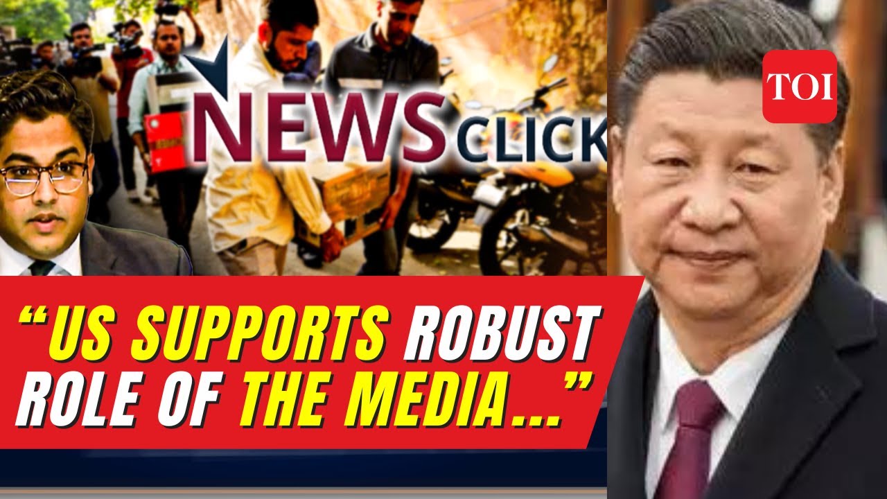 NewsClick raid update: US Govt raises concerns over arrests of Indian Journalists